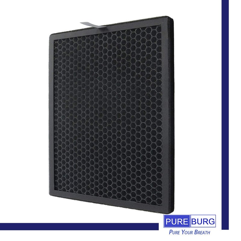 PUREBURG Replacement Filter Set Compatible with Alexapure Breeze 3049 AP-B102 Air Purifier,H13 HEPA & Activated Carbon Filter Air Clean PM2.5 Odor smoke VOCs - Image 3